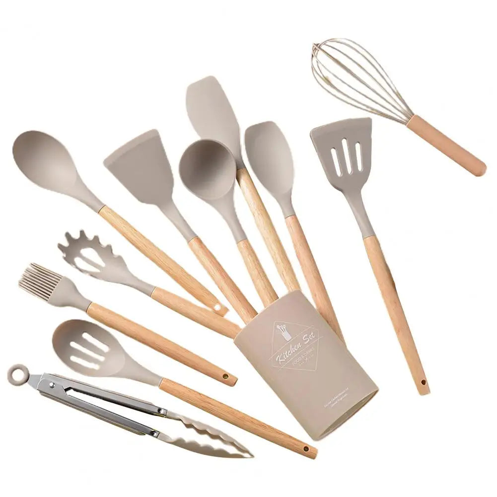 12/14PCS Heat-Resistant Silicone Cooking Utensil Set
