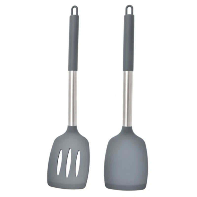 2PCS Heat-Resistant Silicone Spatula Cooking Set