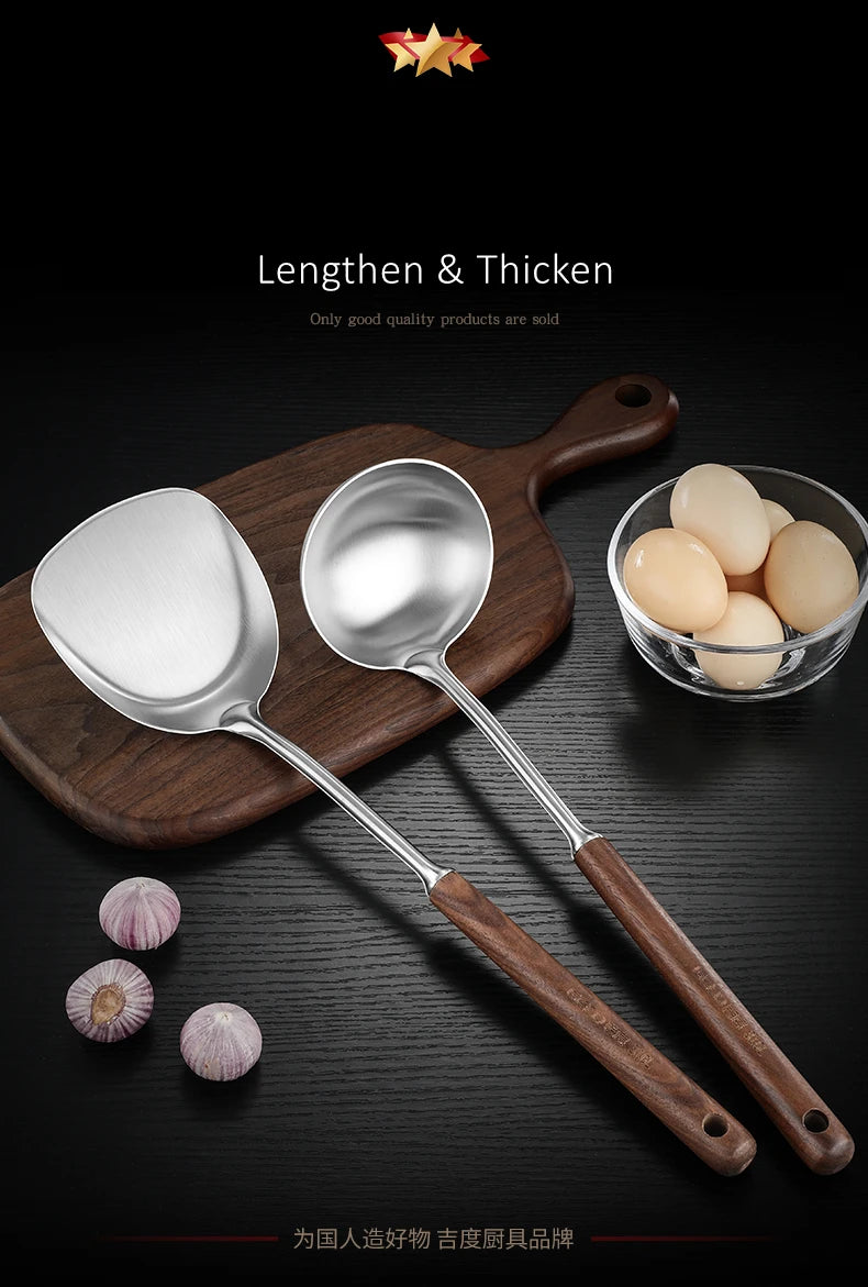 LFGB 316 Stainless Steel Anti-Bacterial Kitchen Utensils