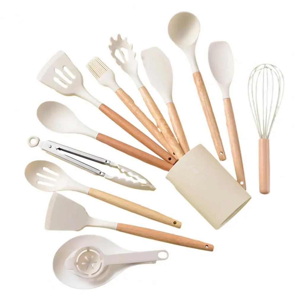 12/14PCS Heat-Resistant Silicone Cooking Utensil Set