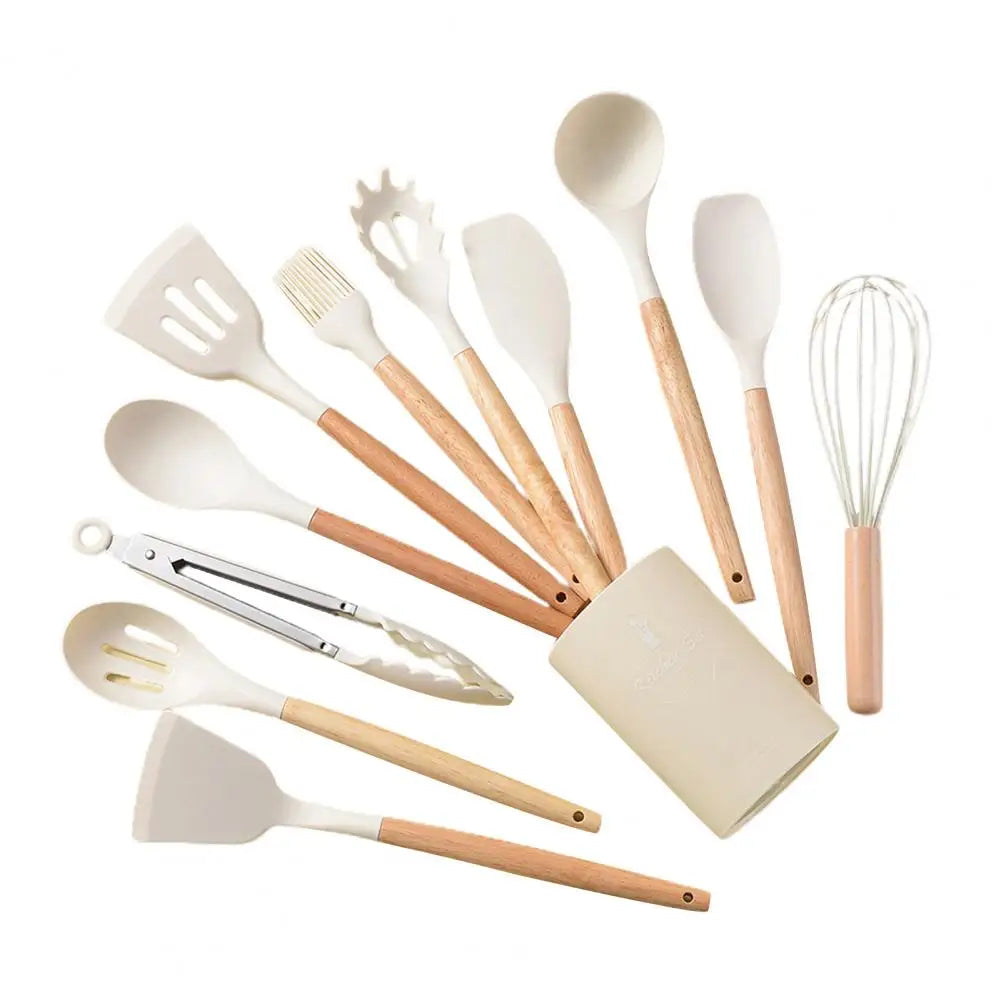 12/14PCS Heat-Resistant Silicone Cooking Utensil Set