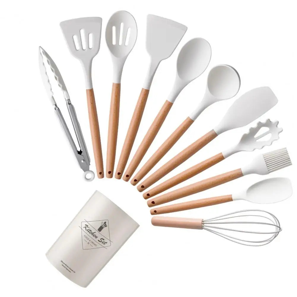 12/14PCS Heat-Resistant Silicone Cooking Utensil Set