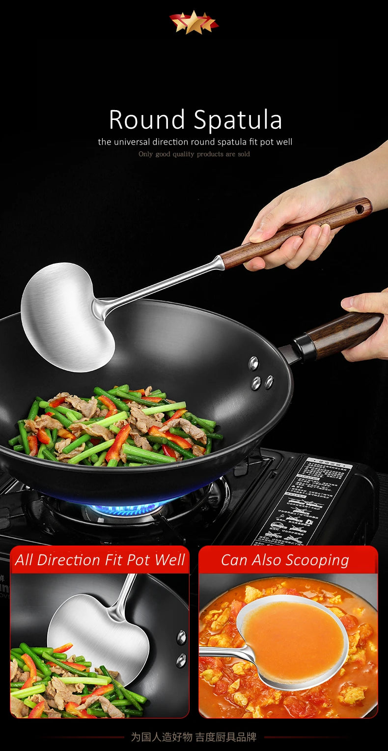 LFGB 316 Stainless Steel Anti-Bacterial Kitchen Utensils