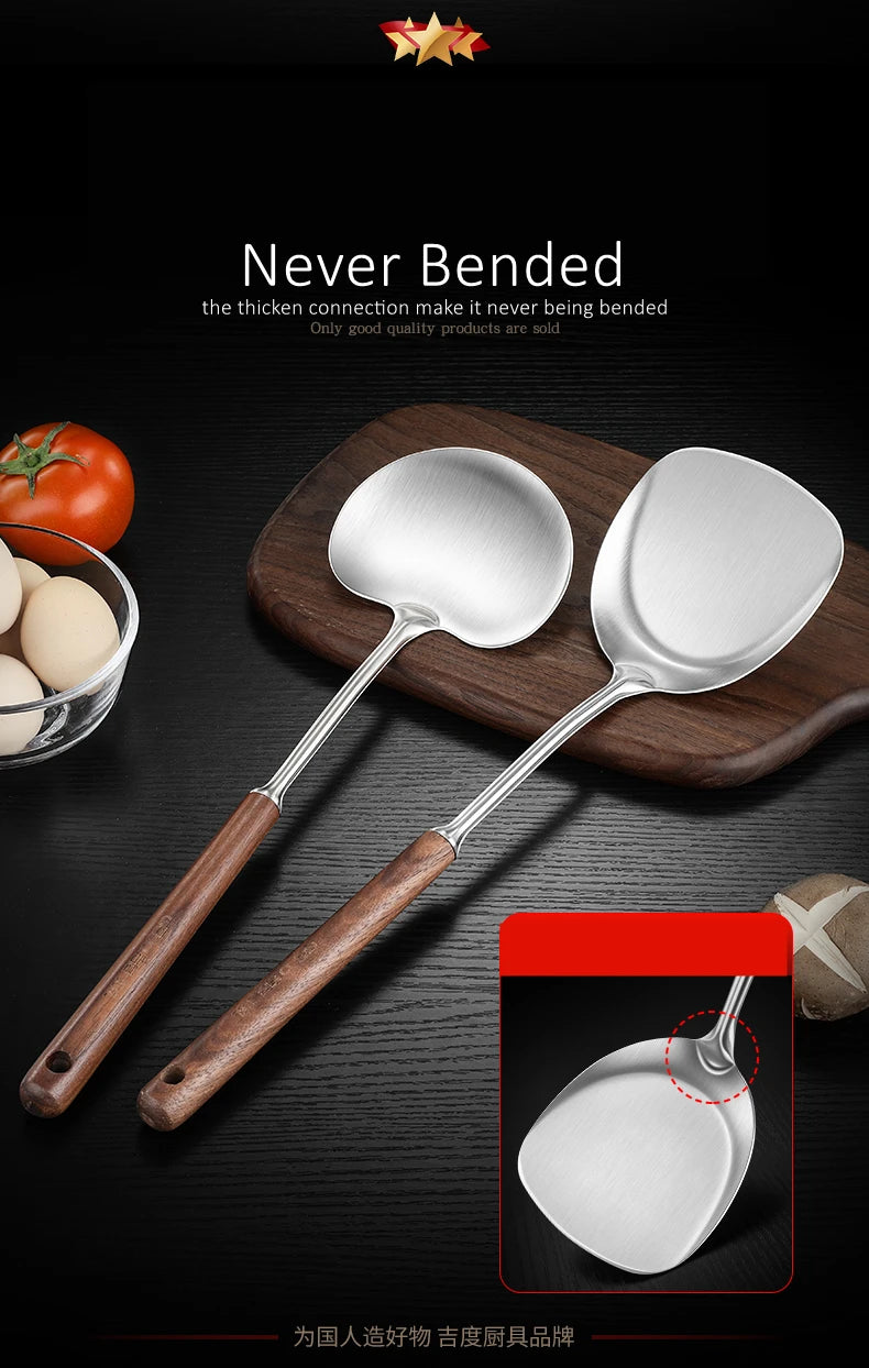 LFGB 316 Stainless Steel Anti-Bacterial Kitchen Utensils